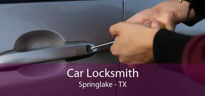 Car Locksmith Springlake - TX