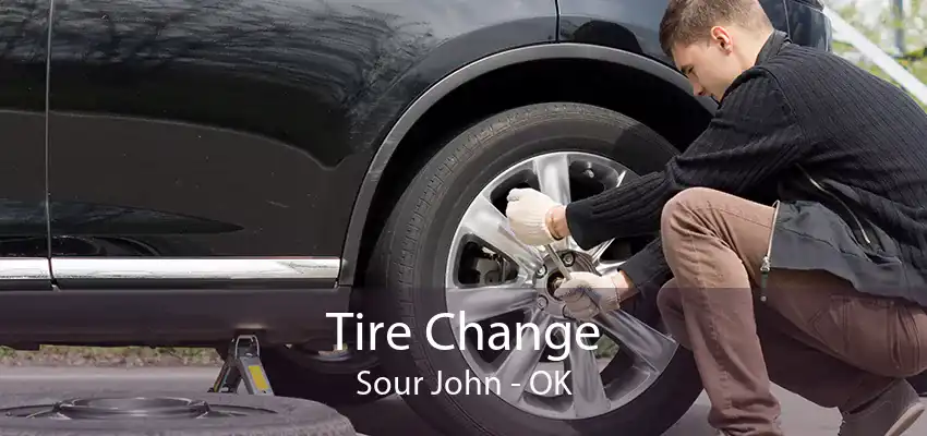 Tire Change Sour John - OK