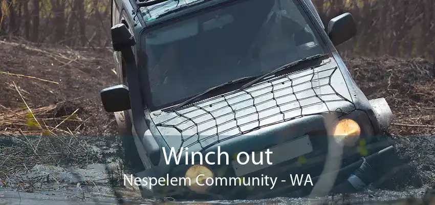 Winch out Nespelem Community - WA